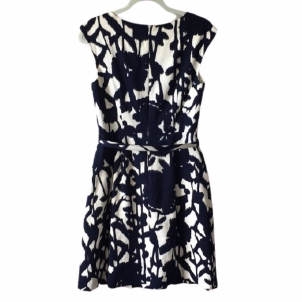 ADRIANNA PAPELL | Blue floral a-line dresses